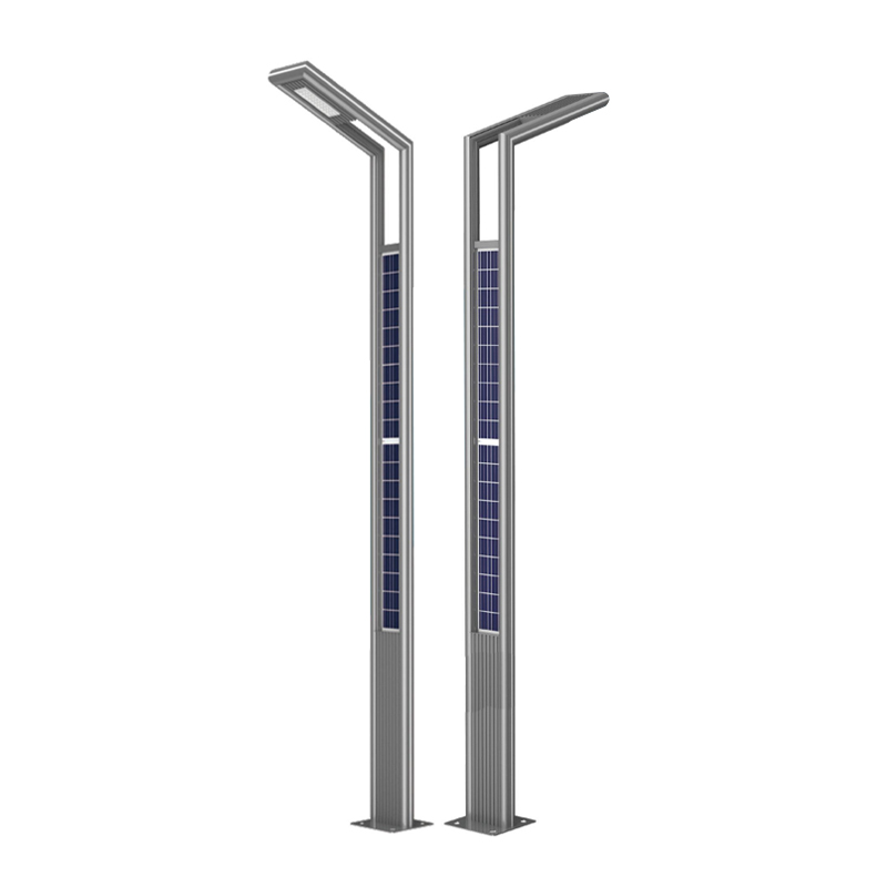 DDK-GN003 Dubbelzijdig geïntegreerde zonne-aluminium paal