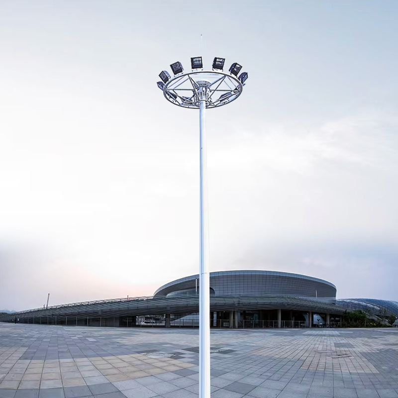 Aanpasbare Dodecagon Twintigzijdige hoge mastpalen voor Highway Stadium