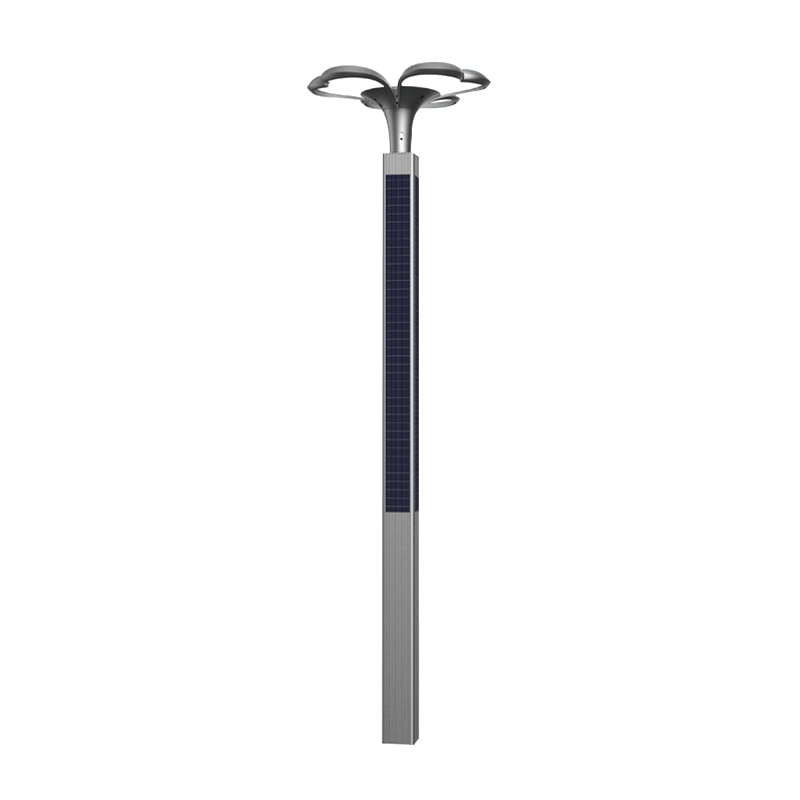 DDK-SG090 Vierzijdig geïntegreerde zonne-aluminium paal