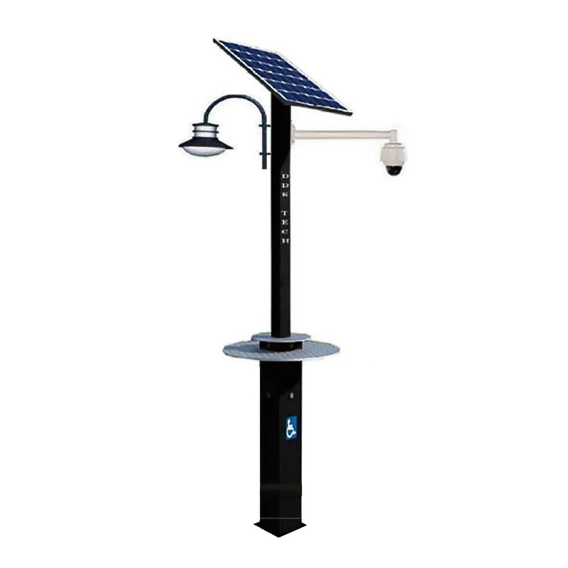DDK-GB2000 Op maat gemaakt zonne-laadstation met CCTV en lampen